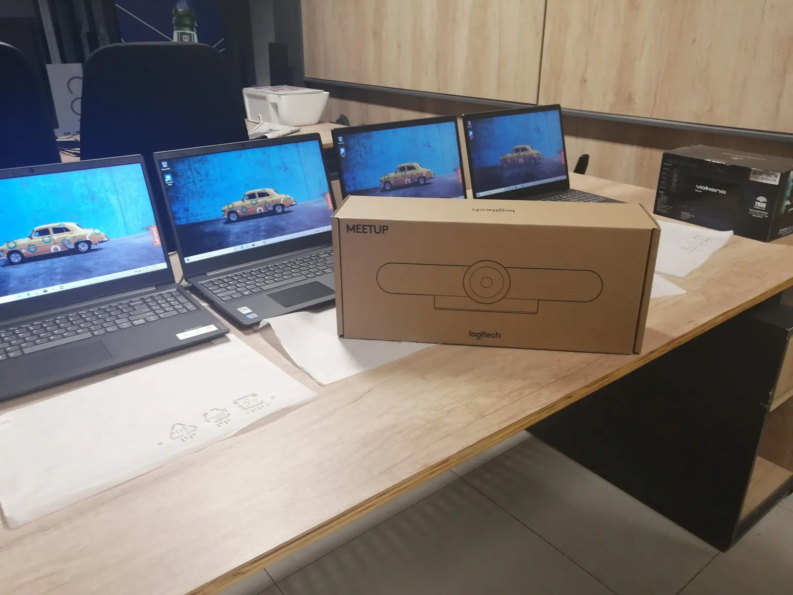 Hardware supply: Lenovo laptops and Logitech video conferencing