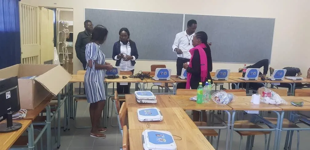 Groot Aub Junior Secondary School: Rehabilitated computer lab