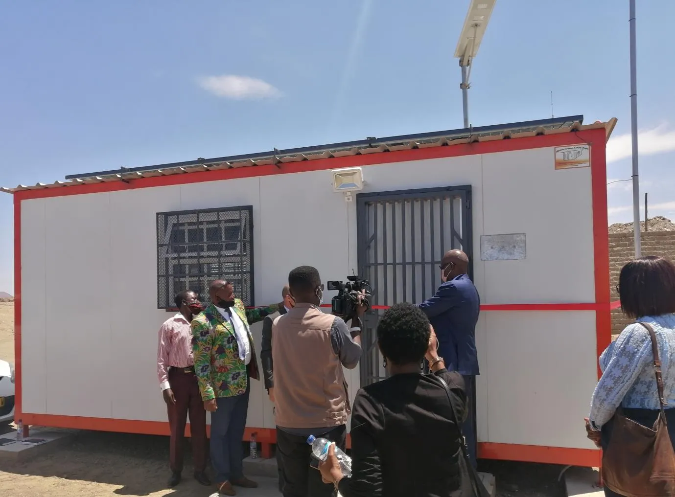 Havana Project School, Windhoek: Launch of the first solar-powered computer container